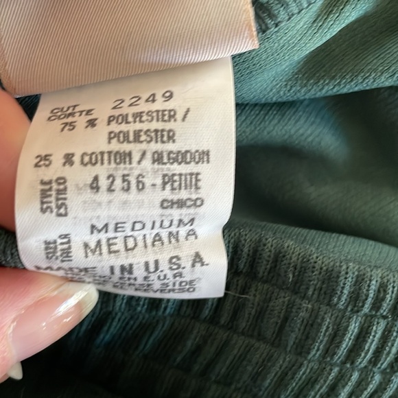 NWT Vintage Stirup Leggings. Size M petite - Picture 8 of 8